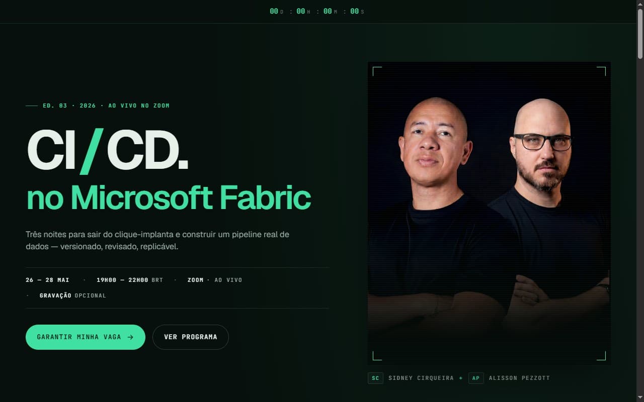 Workshop CI/CD no Fabric preview