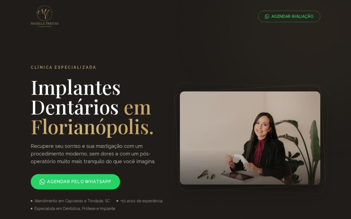 Dra. Maielle Freitas - Implantes Preview
